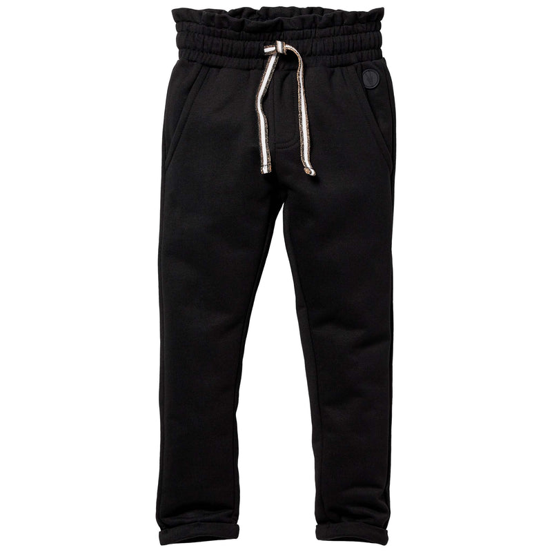 Meisjes Pants STACEY W211 van Little Levv in de kleur Black in maat 116.