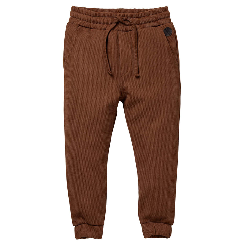 Jongens Pants STEEF W212 van Little Levv in de kleur Rust in maat 116.