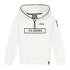 Jongens Hoodie Salvador White van Skurk in de kleur White in maat 158-164.