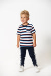 Sturdy T-shirt streep - Playground