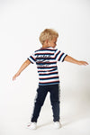 Sturdy T-shirt streep - Playground