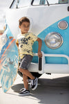 Sturdy T-shirt AOP - Smile & Wave