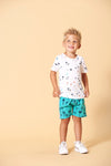 Sturdy T-shirt AOP - Smile & Wave