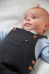 Baby, Antraciet melange, 68, Feetje,  Tuinbroek, €20-€30