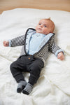 Baby, Antraciet melange, 62, Feetje,  Sok, €0-€10