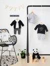 Baby, Zwart, 68, Feetje,  Longsleeve, €10-€15