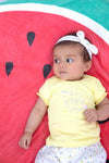 Baby, Wit, 1, Feetje,  Haarband, €0-€10
