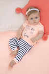 Baby, Roze, 86, Feetje,  T-shirt, €10-€15