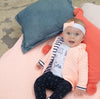 Baby, Wit, 1, Feetje,  Haarband, €0-€10