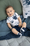 Baby, Wit, 68, Feetje,  T-shirt, €10-€15