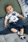 Baby, Indigo, 68, Feetje,  Short, €15-€20