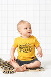 Baby, Geel, 86, Feetje,  T-shirt, €15-€20