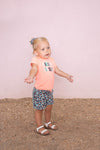 Baby, Neon Koraal, 86, Feetje,  T-shirt, €10-€15