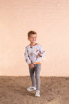 Jongen, Grijs melange, 128, Sturdy, €30-€40, Sweater