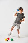 Jongen, Grijs melange, 128, Sturdy, €20-€30, Short