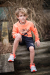 Jongens Sweater Sonny van Skurk in de kleur Light Orange in maat 164, 170.