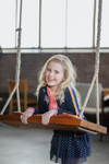 Meisjes Sweatvest AOP - Pret-A-Party van Jubel in de kleur Blauw in maat 140.