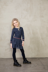 Meisjes Jurk AOP / tule - Pret-A-Party van Jubel in de kleur Blauw in maat 140.