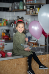 Meisjes Maillot - Bittersweet van Jubel in de kleur Antraciet in maat 140.