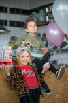 Meisjes Maillot - Bittersweet van Jubel in de kleur Antraciet in maat 140.