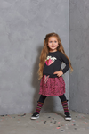 Meisjes Maillot - Animal Attitude van Jubel in de kleur Zwart in maat 140.