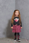 Meisjes Maillot - Animal Attitude van Jubel in de kleur Zwart in maat 140.