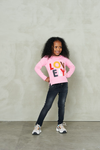 Meisjes Slim fit - Winter Denims van Jubel in de kleur Zwart in maat 128.