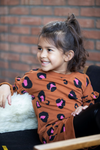 Meisjes Sweatjurk - Animal Attitude van Jubel in de kleur Bruin in maat 140.