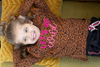 Meisjes Longsleeve AOP - Animal Attitude van Jubel in de kleur Bruin in maat 140.