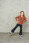 Meisjes Flared broek - Animal Attitude van Jubel in de kleur Zwart in maat 140.
