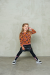 Meisjes Sweater AOP - Animal Attitude van Jubel in de kleur Bruin in maat 140.
