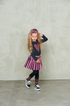 Meisjes Maillot - Animal Attitude van Jubel in de kleur Zwart in maat 140.