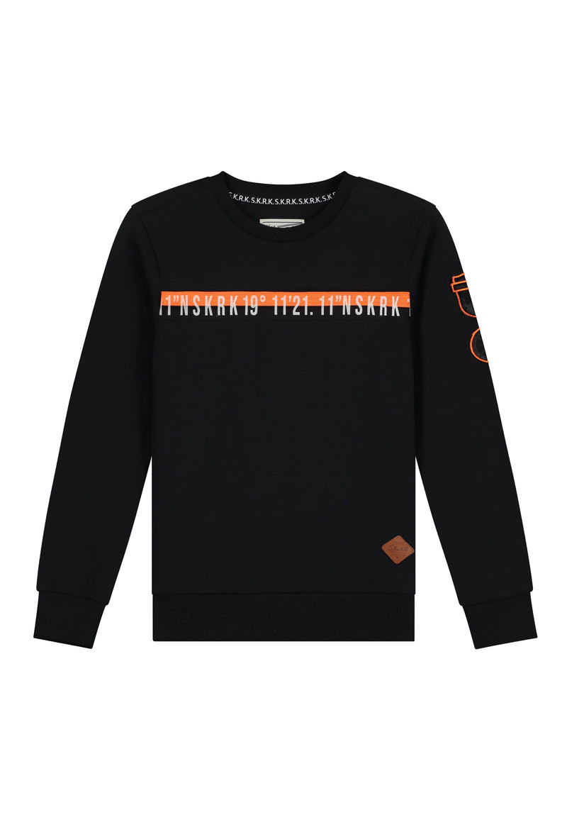 Skurk Sweater Silas Jet Black