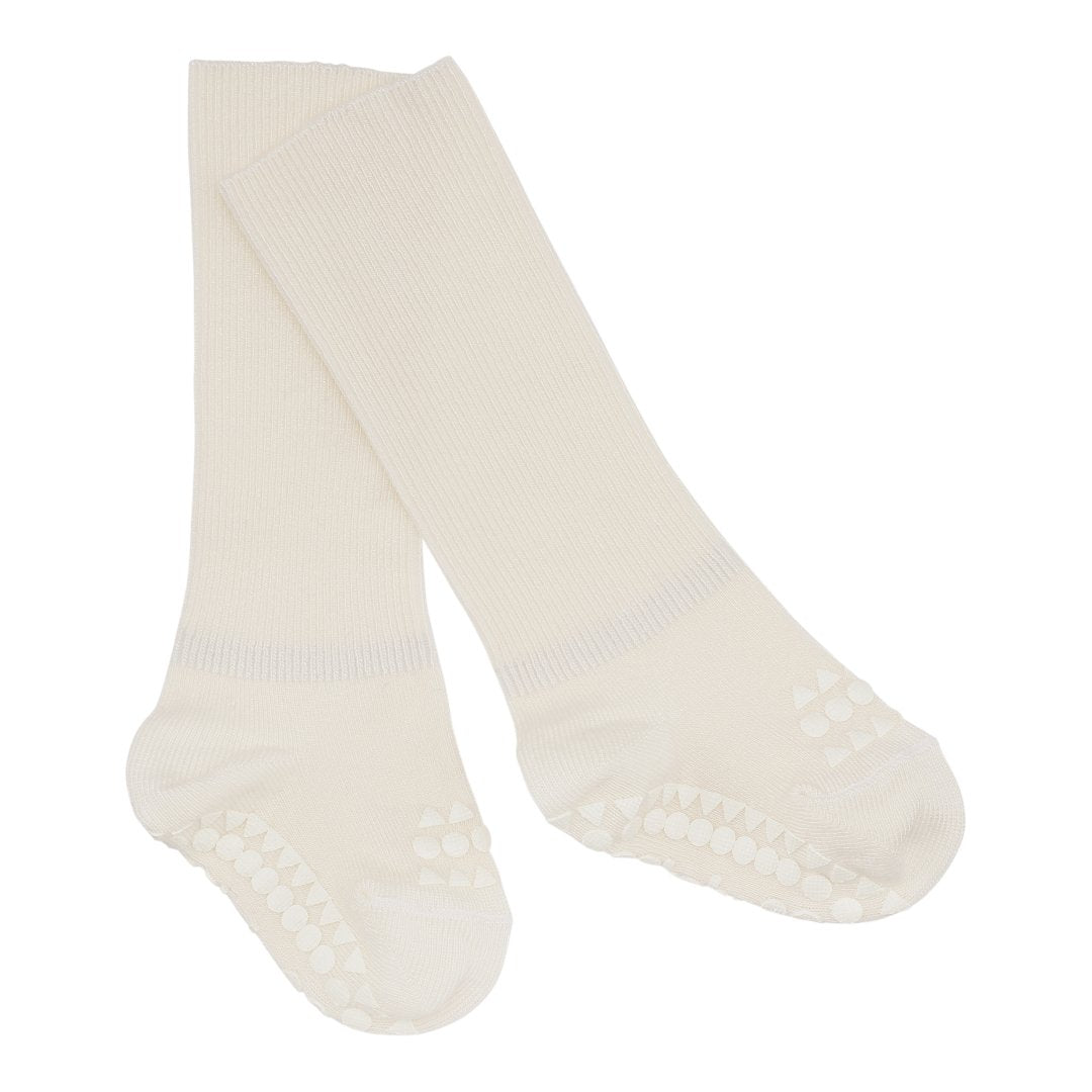 GoBabyGo Non-Slip socks off-white bamboo