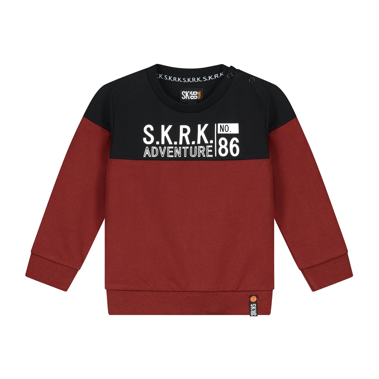 Jongens Sweater Sonnie Black van Skurk Little Rebel in de kleur Black in maat 86.