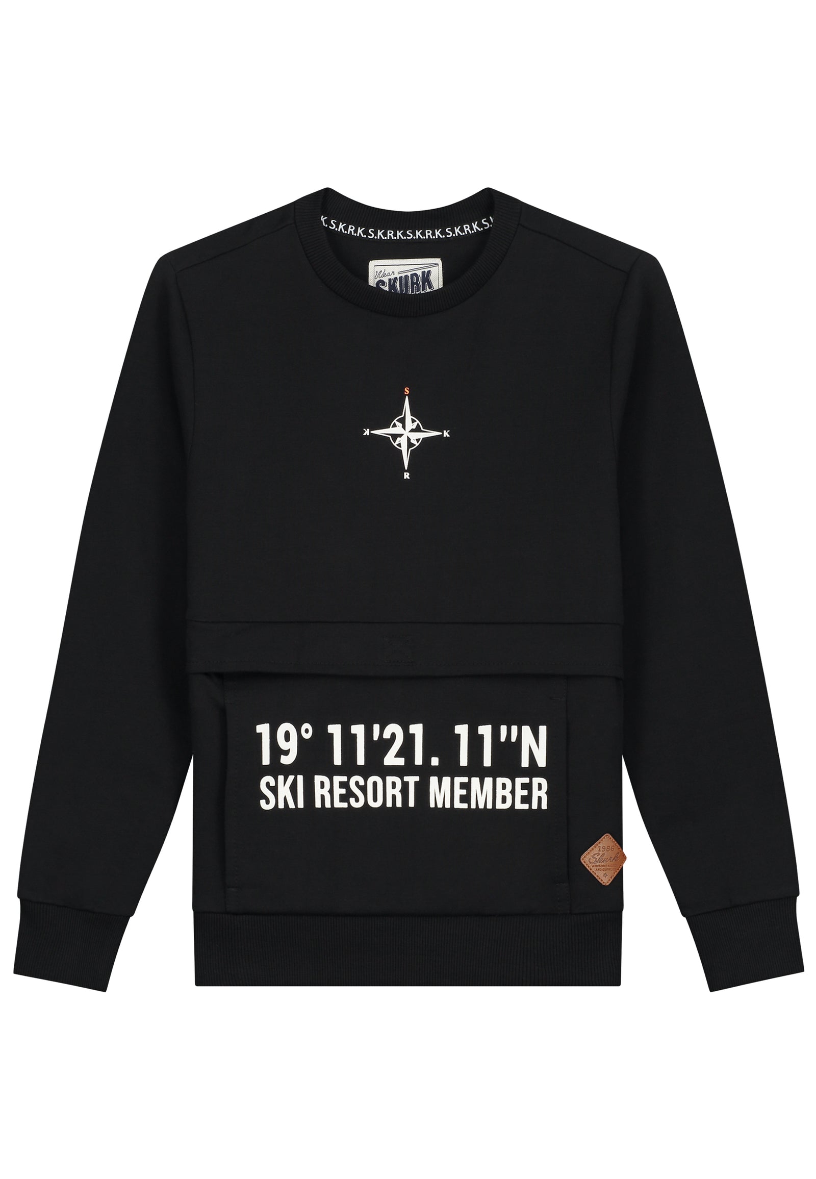 Skurk Sweater Sven Jet Black