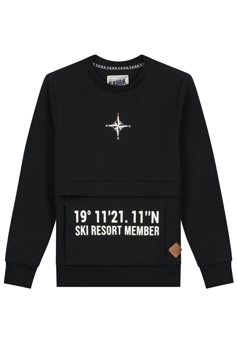 Skurk Sweater Sven Jet Black