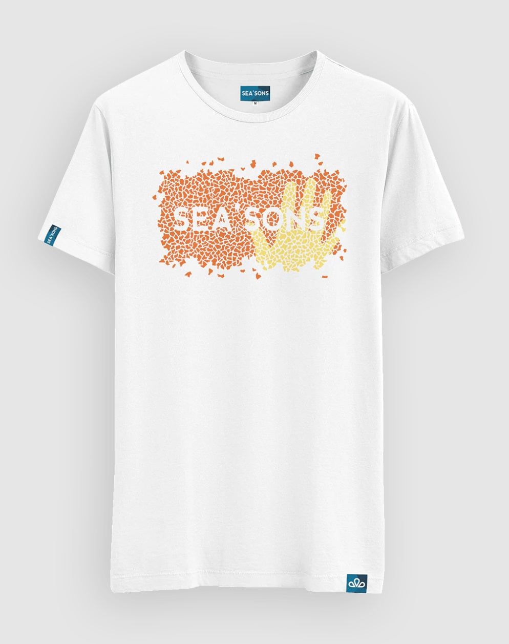 Sea'sons T-shirt warmtegevoelig Oranje-Geel