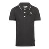 Jongens Polo ss van No Way Monday in de kleur Antracite in maat 164.