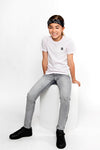 Jongens T-shirt ss van No Way Monday in de kleur Light pink in maat 164.