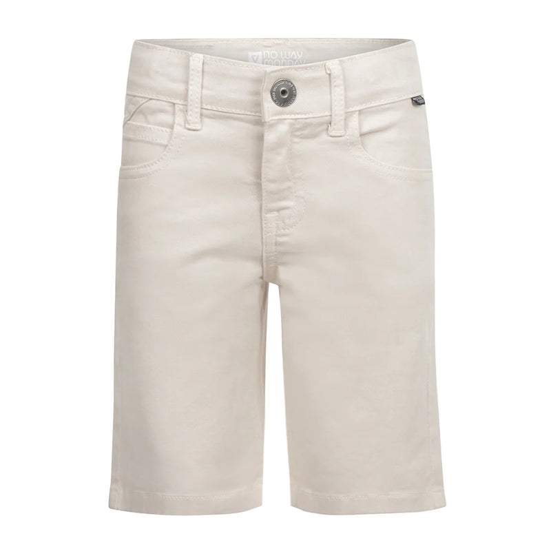 Jongens Shorts van No Way Monday in de kleur Sand in maat 164.