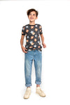Jongens T-shirt ss van No Way Monday in de kleur Grey in maat 164.