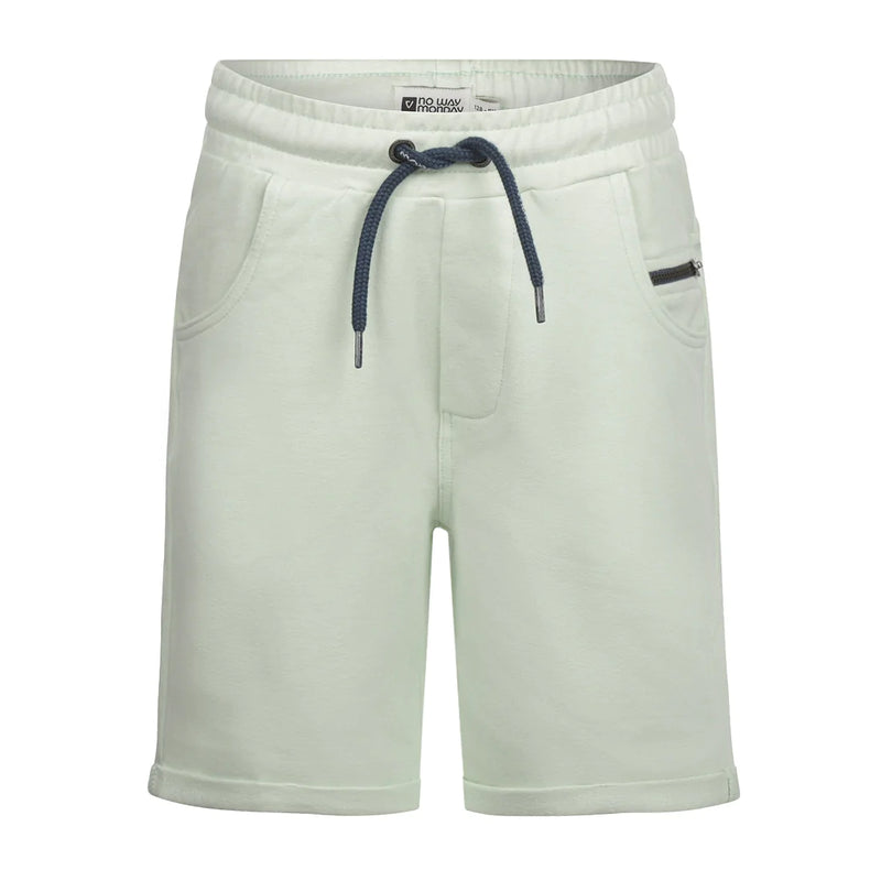 Jongens Jogging shorts van No Way Monday in de kleur Mint green in maat 164.