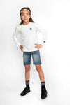 Jongens T-shirt ls van No Way Monday in de kleur  Off white in maat 164.