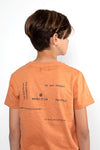 Jongens T-shirt ss van No Way Monday in de kleur Faded cognac in maat 164.