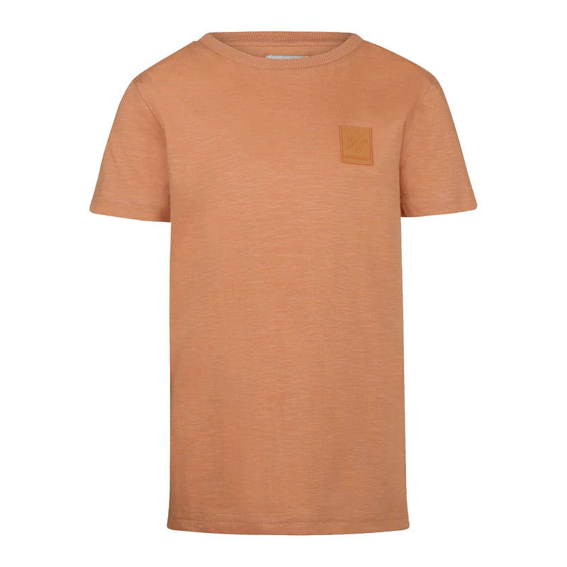 Jongens T-shirt ss van No Way Monday in de kleur Faded cognac in maat 164.