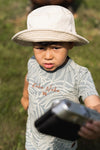 Jongens T-shirt ss van Koko Noko in de kleur Dusty green in maat 128.