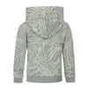 Jongens Sweater ls with hood van Koko Noko in de kleur Dusty green in maat 128.