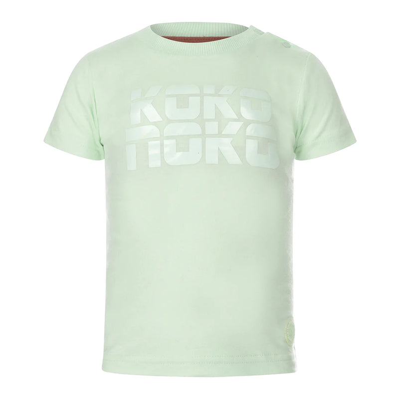 Jongens T-shirt ss van Koko Noko in de kleur Bright green in maat 128.