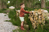 Jongens Jogging shorts van Koko Noko in de kleur Bright green in maat 128.
